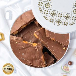 milk almond and nuts homemade chocolate